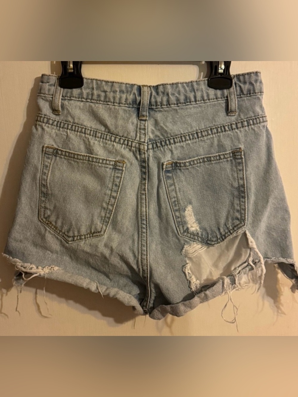 ✨3 for 18$✨light wash denim shorts